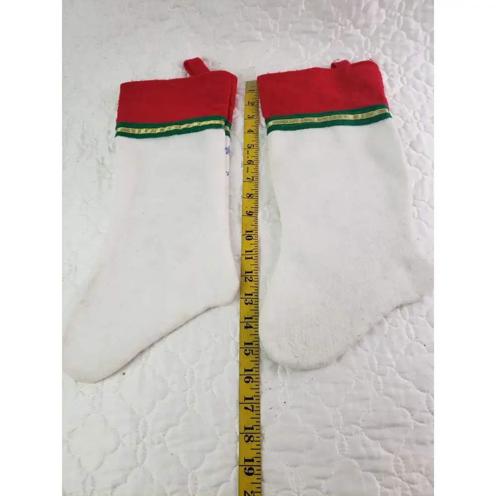VTG Looney Tunes Bugs Bunny Sylvester Tweety Bird Christmas Stocking Warner Bros